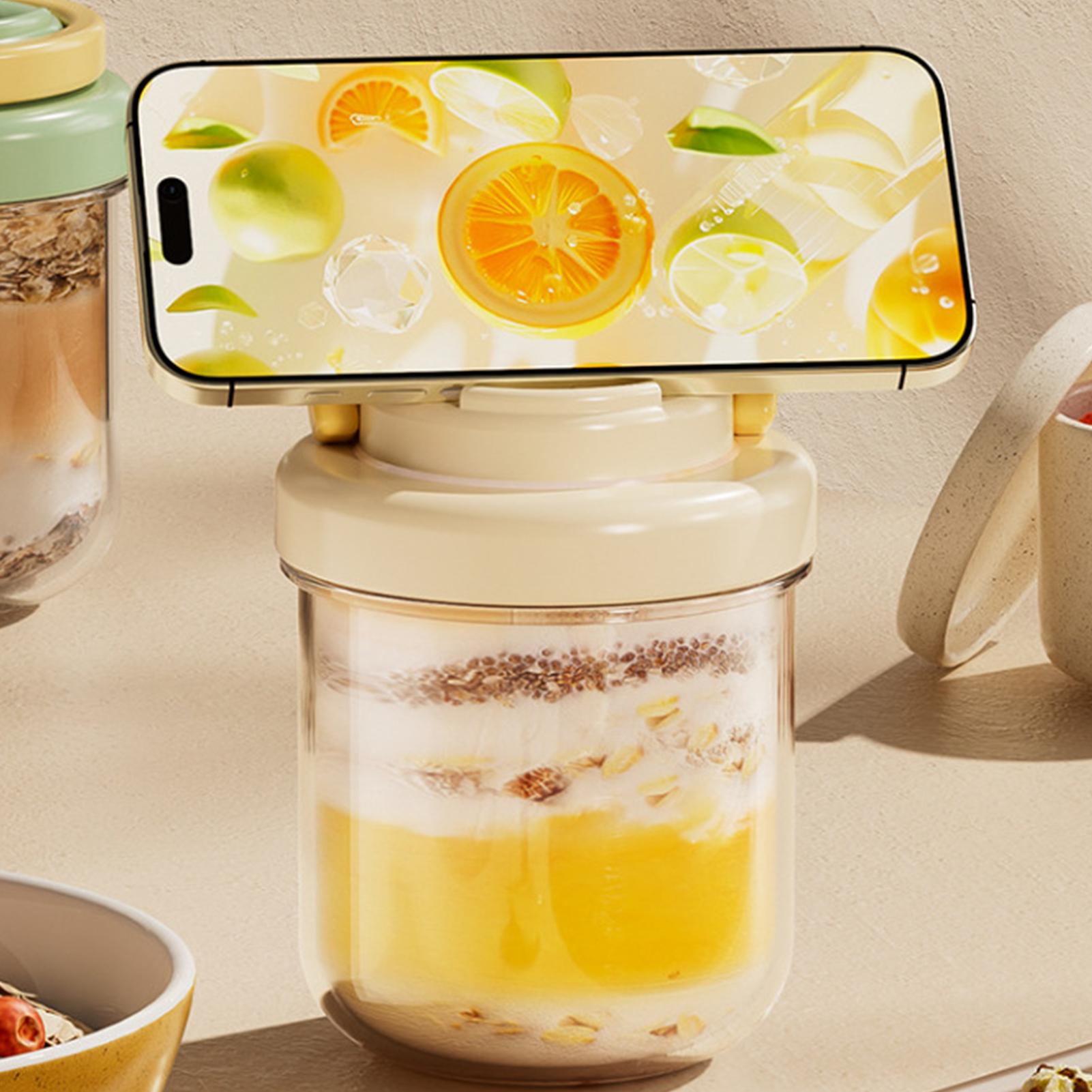 Airtight Cereal Jar - Pot en verre avec couvercle 400ml,
