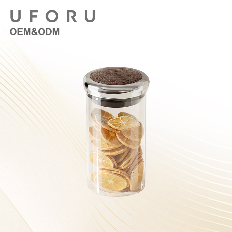 Airtight Cereal Jar - UFORU Contenant alimentaire hermétique transparent, grand