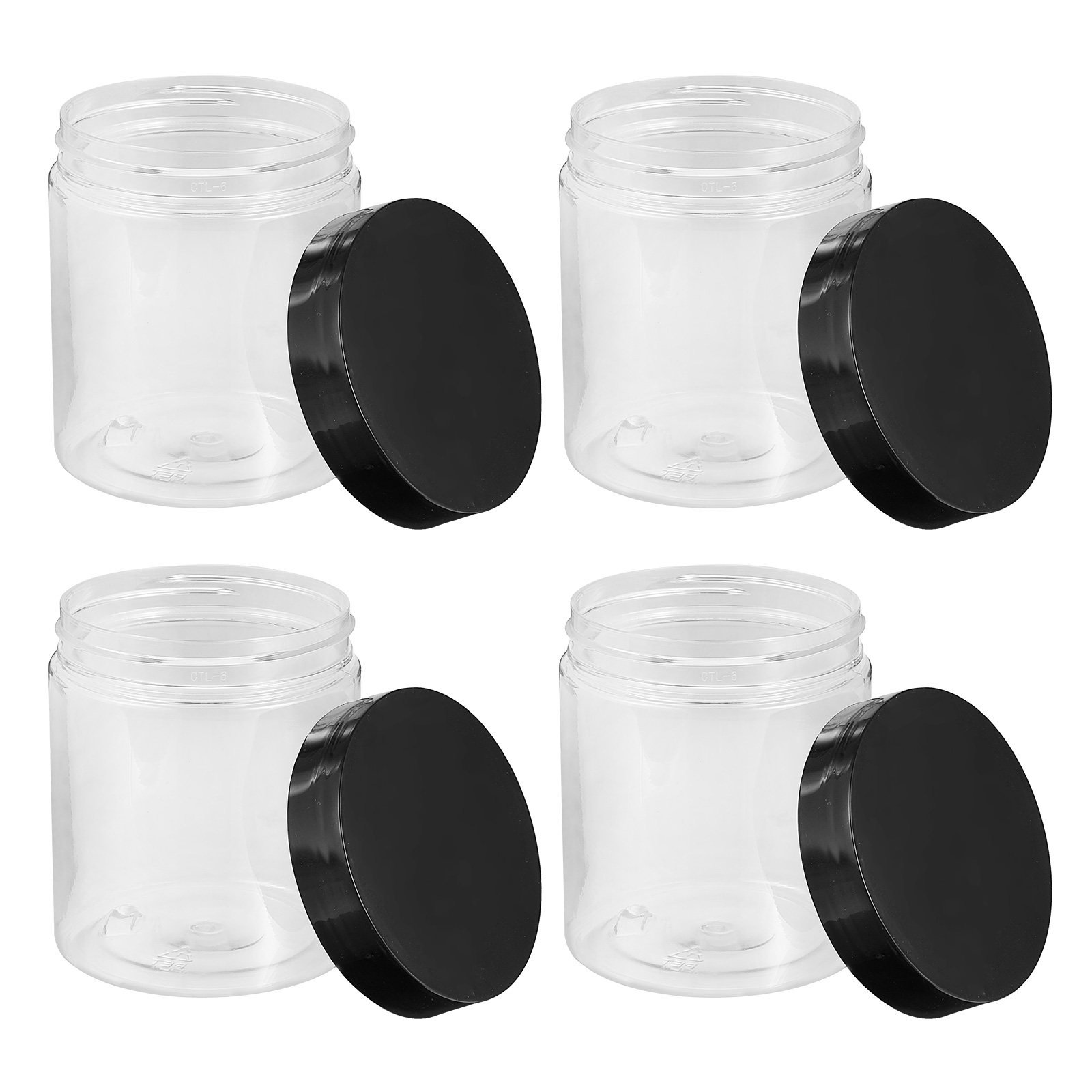 Airtight Cereal Jar - 12 Pots de Conservation en Plastique