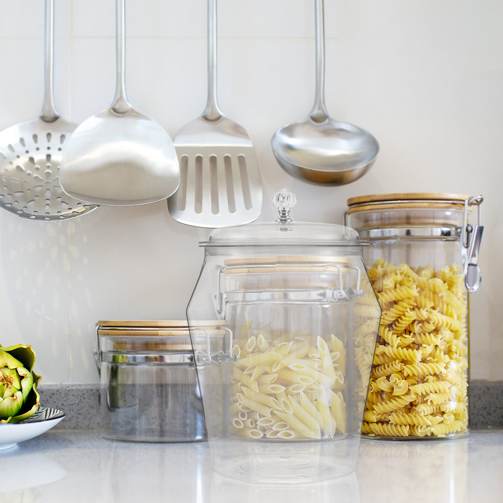 Airtight Cereal Jar - Pot de conservation alimentaire hermétique en