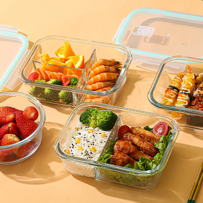Food Storage Glass Containers - Boîte de conservation en verre borosilicate