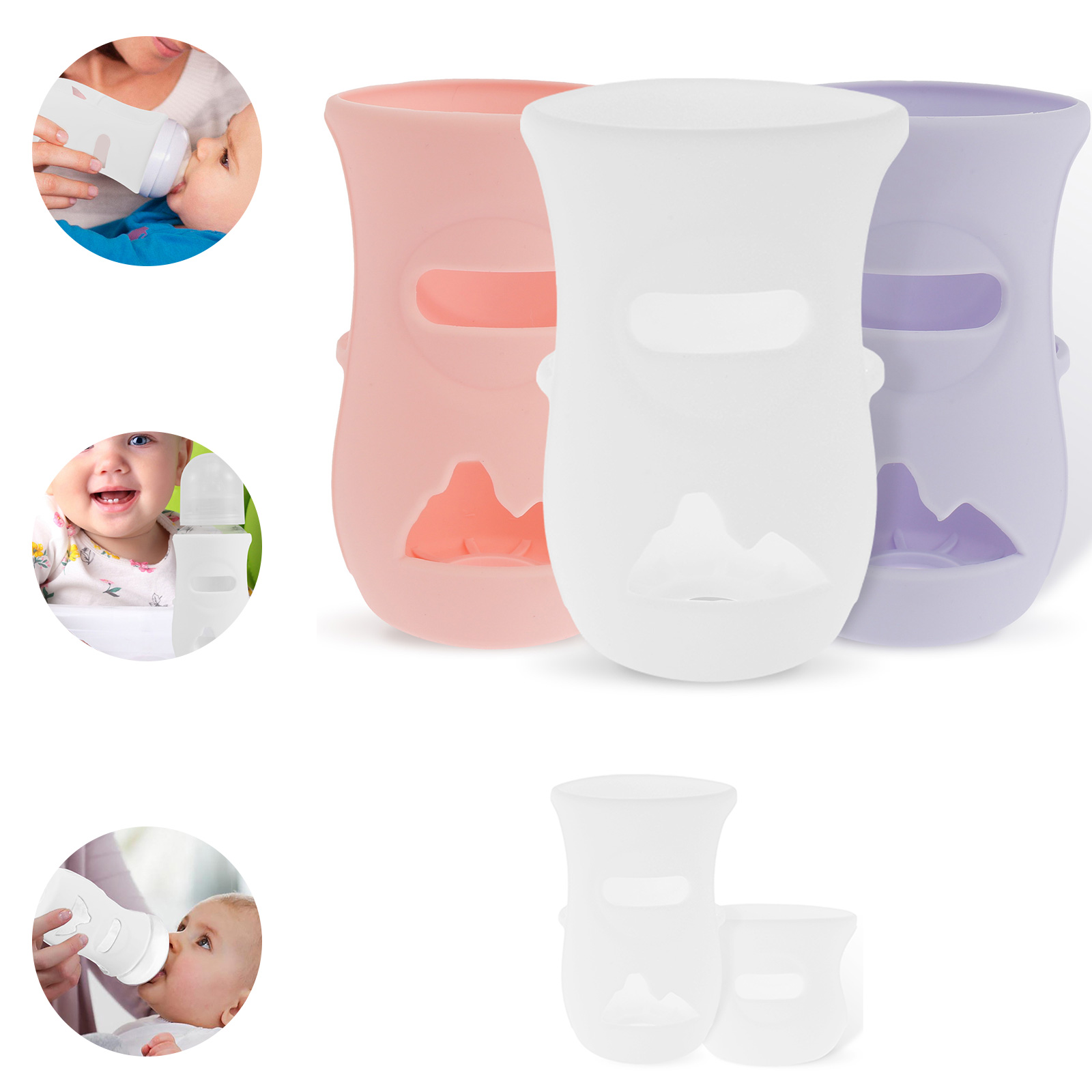 Food Storage Keep Warm - Manchons en Silicone couvercle de biberon