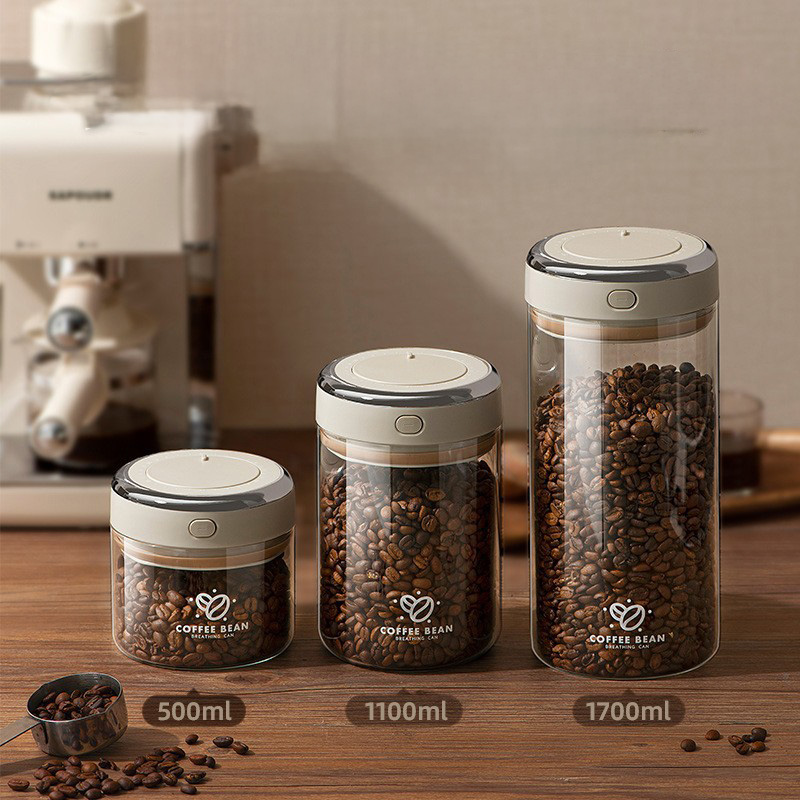 Food Storage Glass Containers - Réservoir sous vide pour grains de