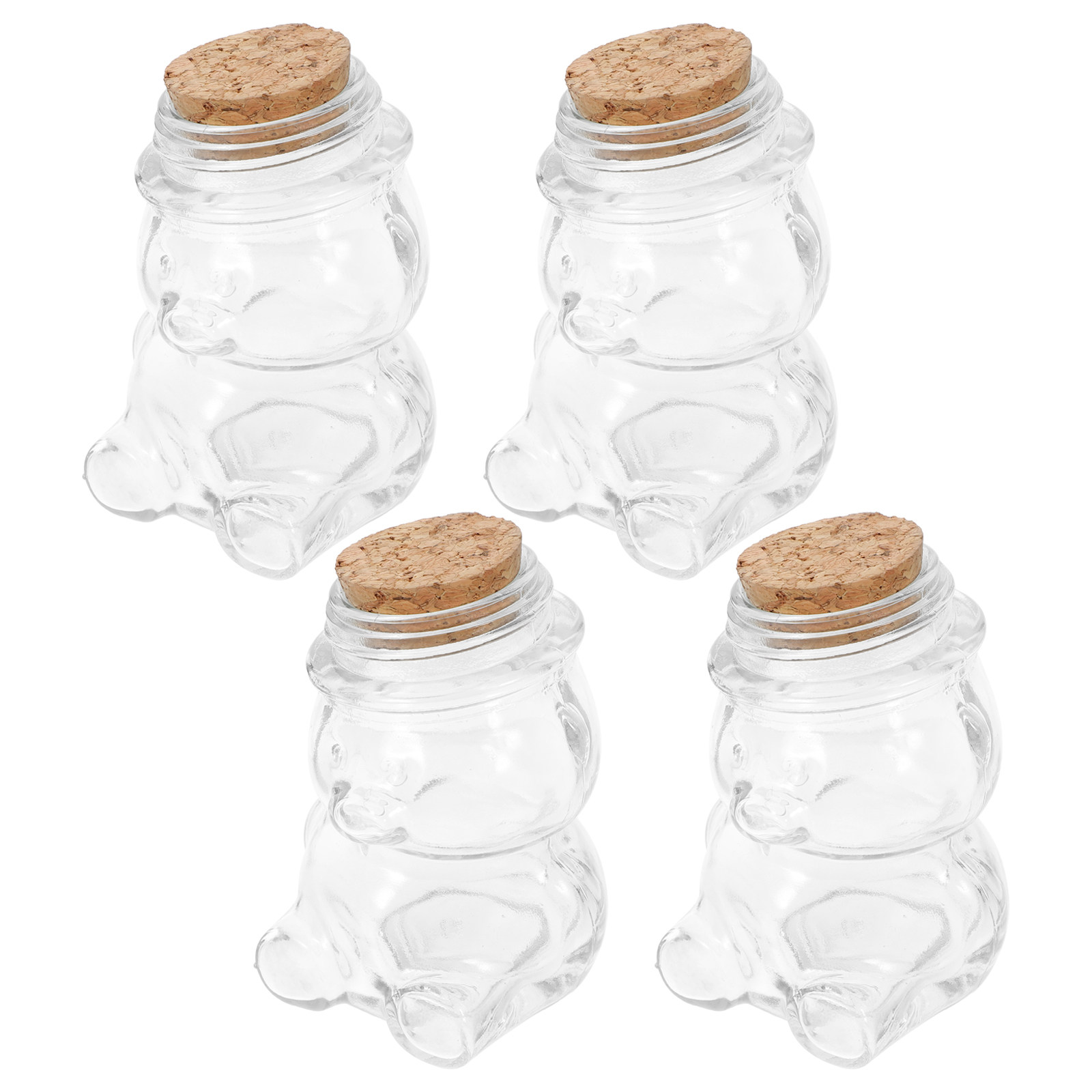 Food Storage Glass Containers - Ensemble de pots à bonbons en