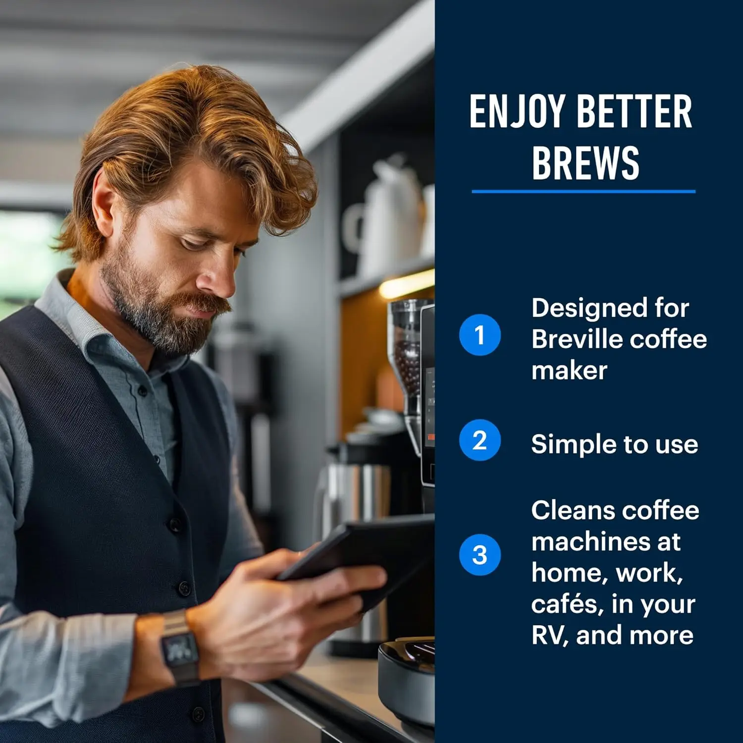Comprimés de nettoyage pour Ma - Breville Espresso Barista Express avis et prix