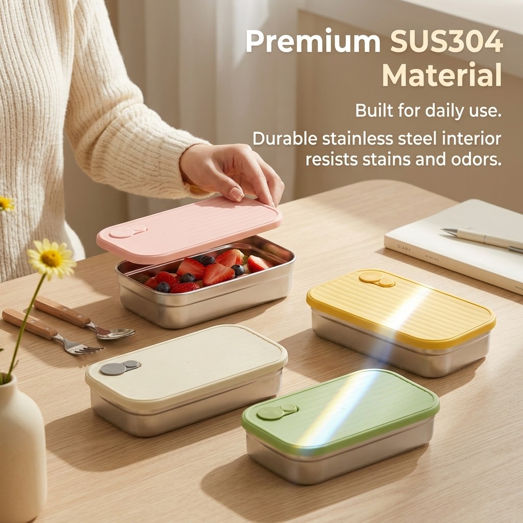 Boîte à bento en acier inoxyda - Food Storage 30 Years avis et prix