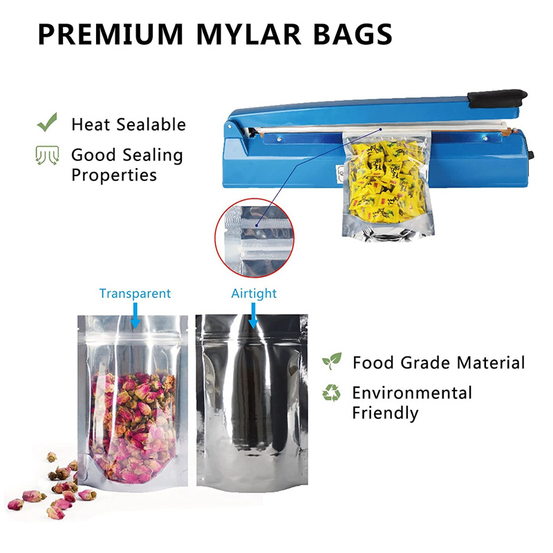 Sacs en Mylar transparents ref - Food Storage In Mylar Bags avis et prix