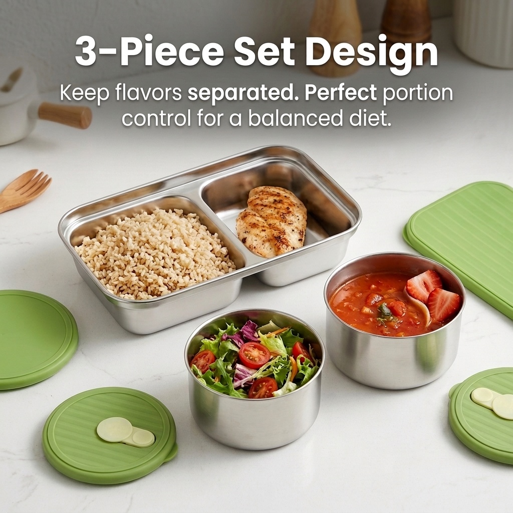 Boîte à bento en acier inoxyda - Food Storage 30 Years avis et prix
