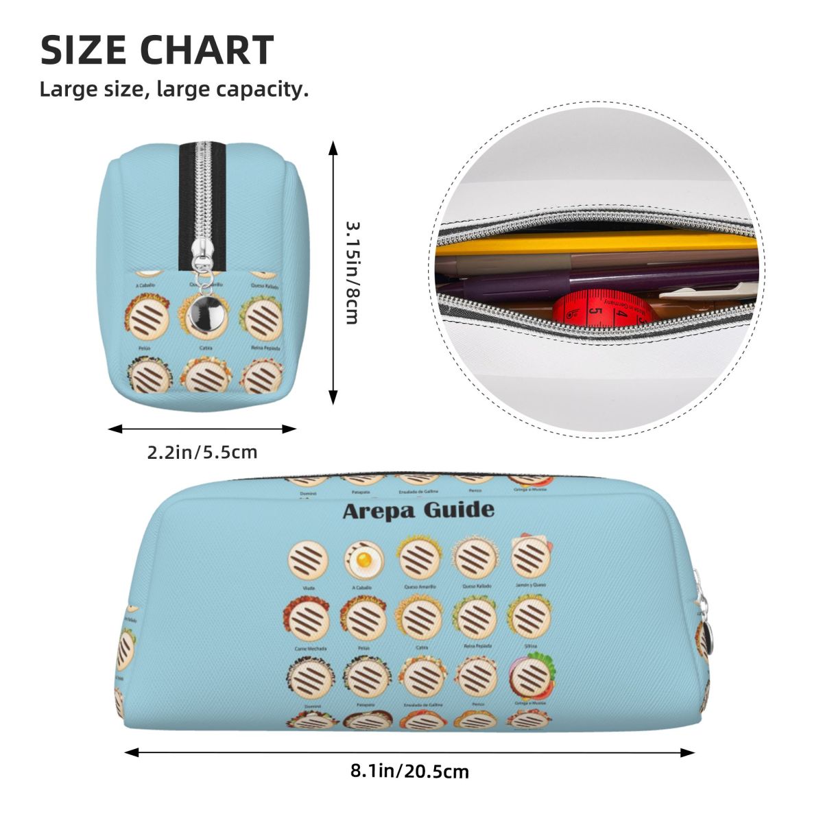 Trousse à crayons Arepa Guide  - Food Storage Guide avis et prix