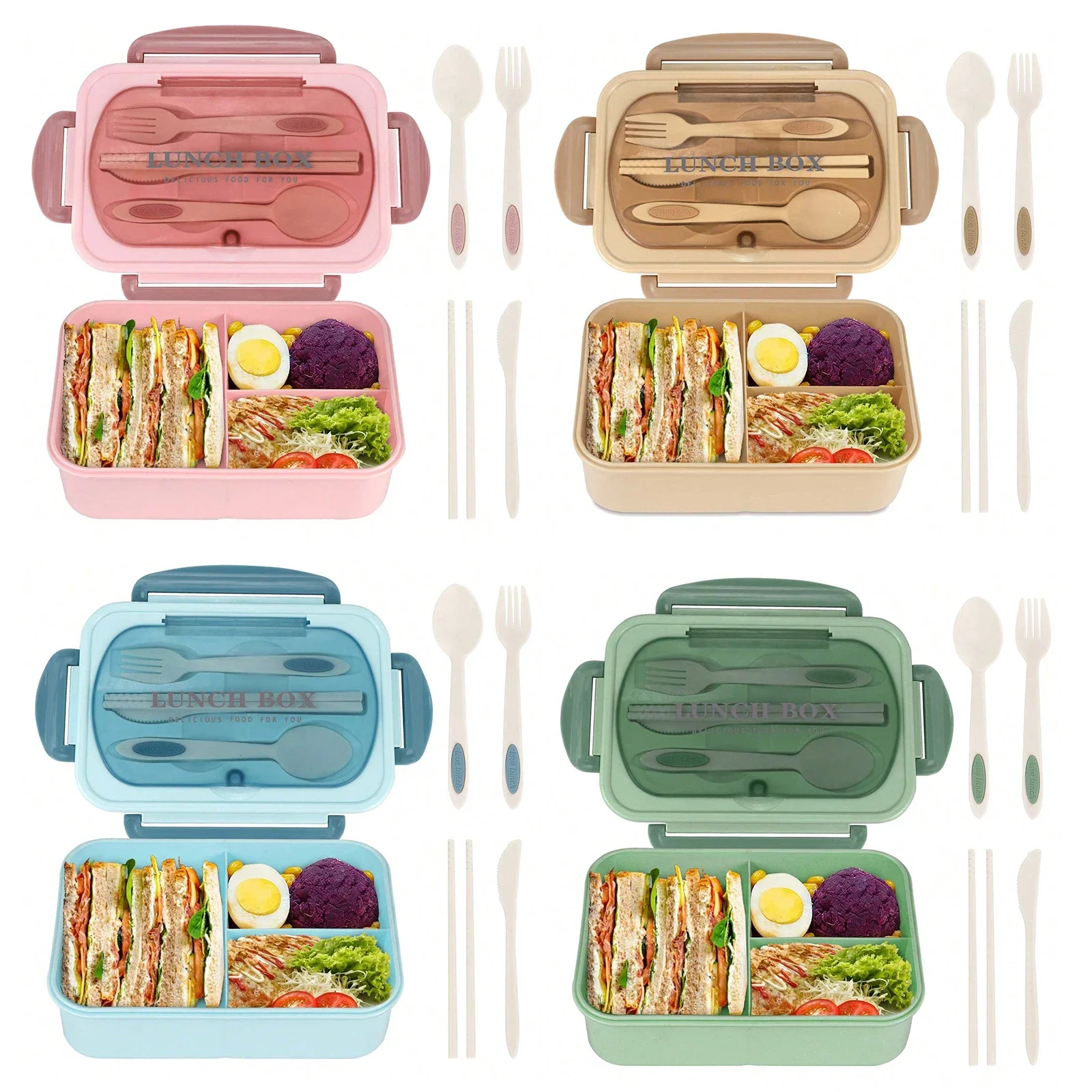 Boîte à bento pour adultes ave - Food Storage 30 Years avis et prix