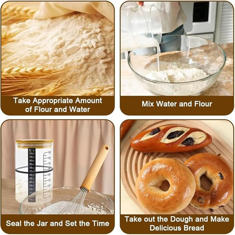 Kit de pot de démarrage au lev - Food Storage Glass Containers avis et prix