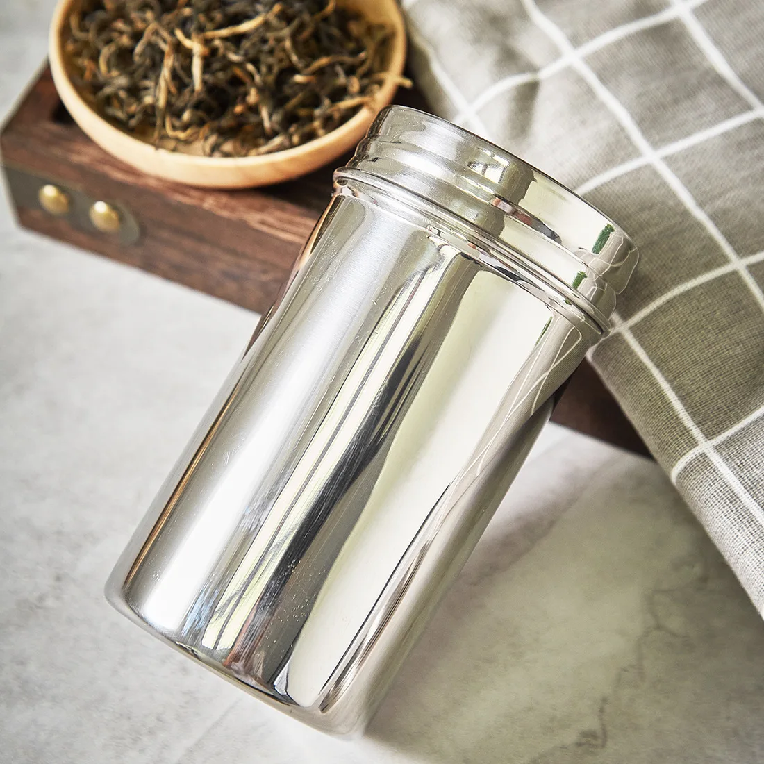 Pot de stockage scellé en acie - Airtight Cereal Jar avis et prix