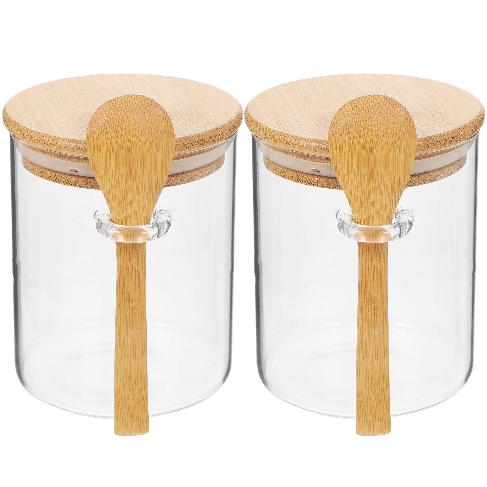 2 pièces de récipients de stoc - Food Storage Glass Containers avis et prix