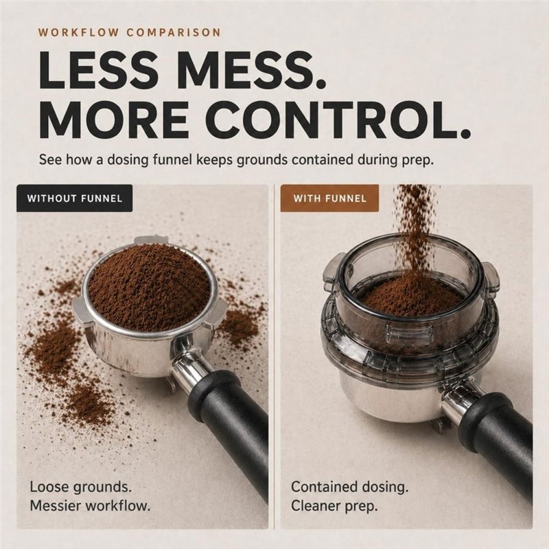 Promotion ! Entonnoir à dosage - Breville Espresso Barista Express avis et prix