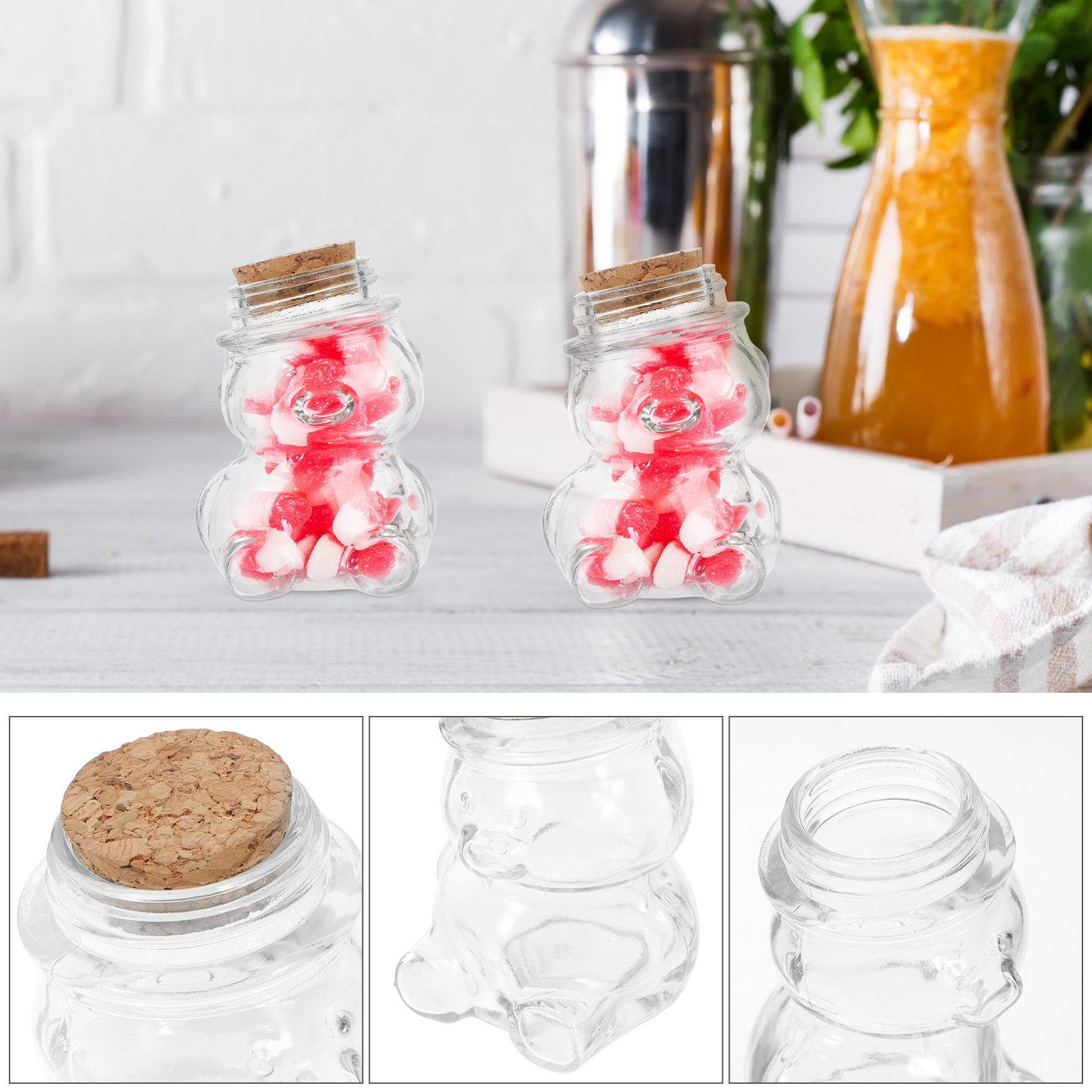 Ensemble de pots à bonbons en  - Food Storage Glass Containers avis et prix