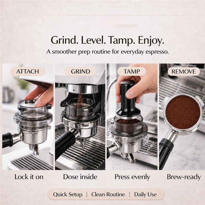 B51CNEW! Entonnoir doseur Twis - Breville Espresso Barista Express avis et prix