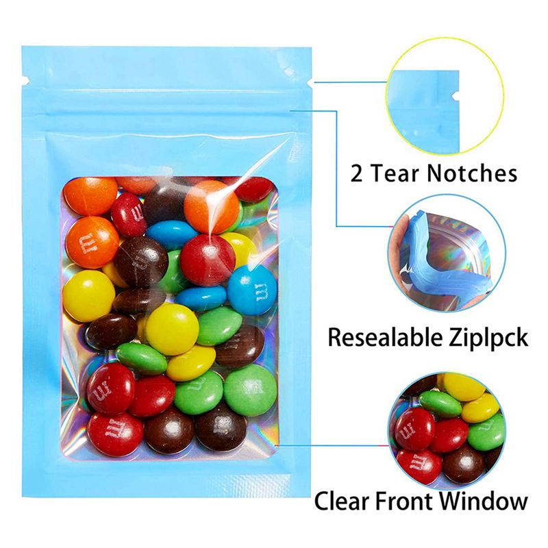 ABWZ-300Pcs Sacs holographique - Food Storage In Mylar Bags avis et prix